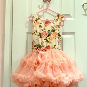 Girls floral tutu dress